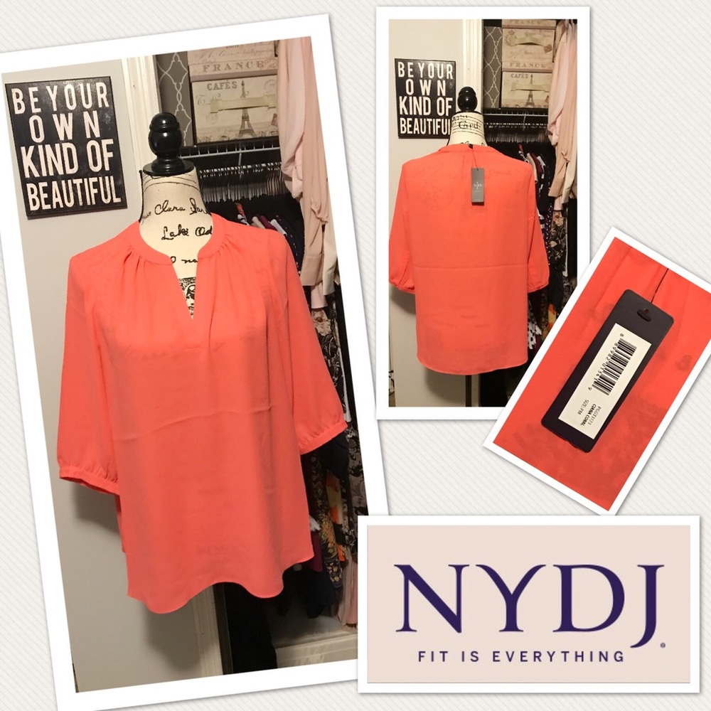 NYDJ Woven Pop Over